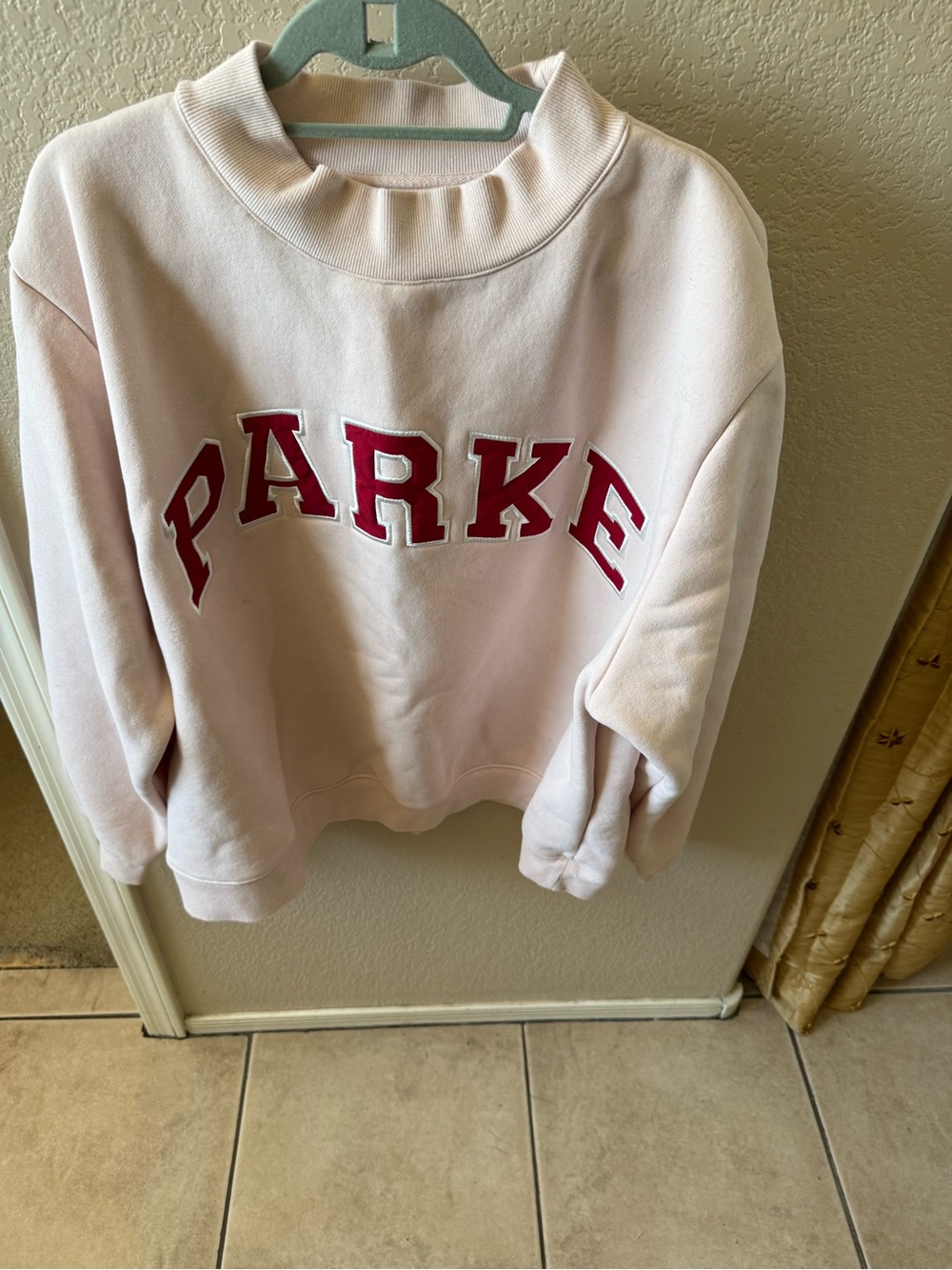 Parke Pale Pink and Crimson Jean Heart Valentine’s Day edition.